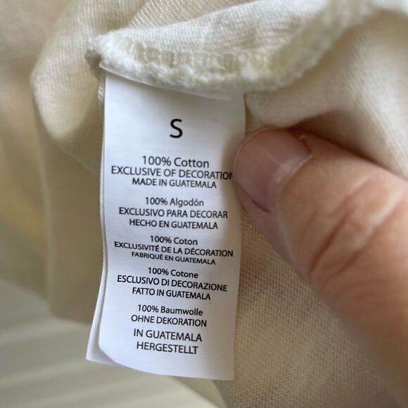 PacSun “Unhappy Hour” Graphic T-Shirt White Size Small - Picture 4 of 9